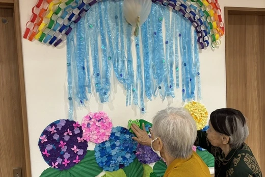 🍁もみじの里　6月飾り🍁