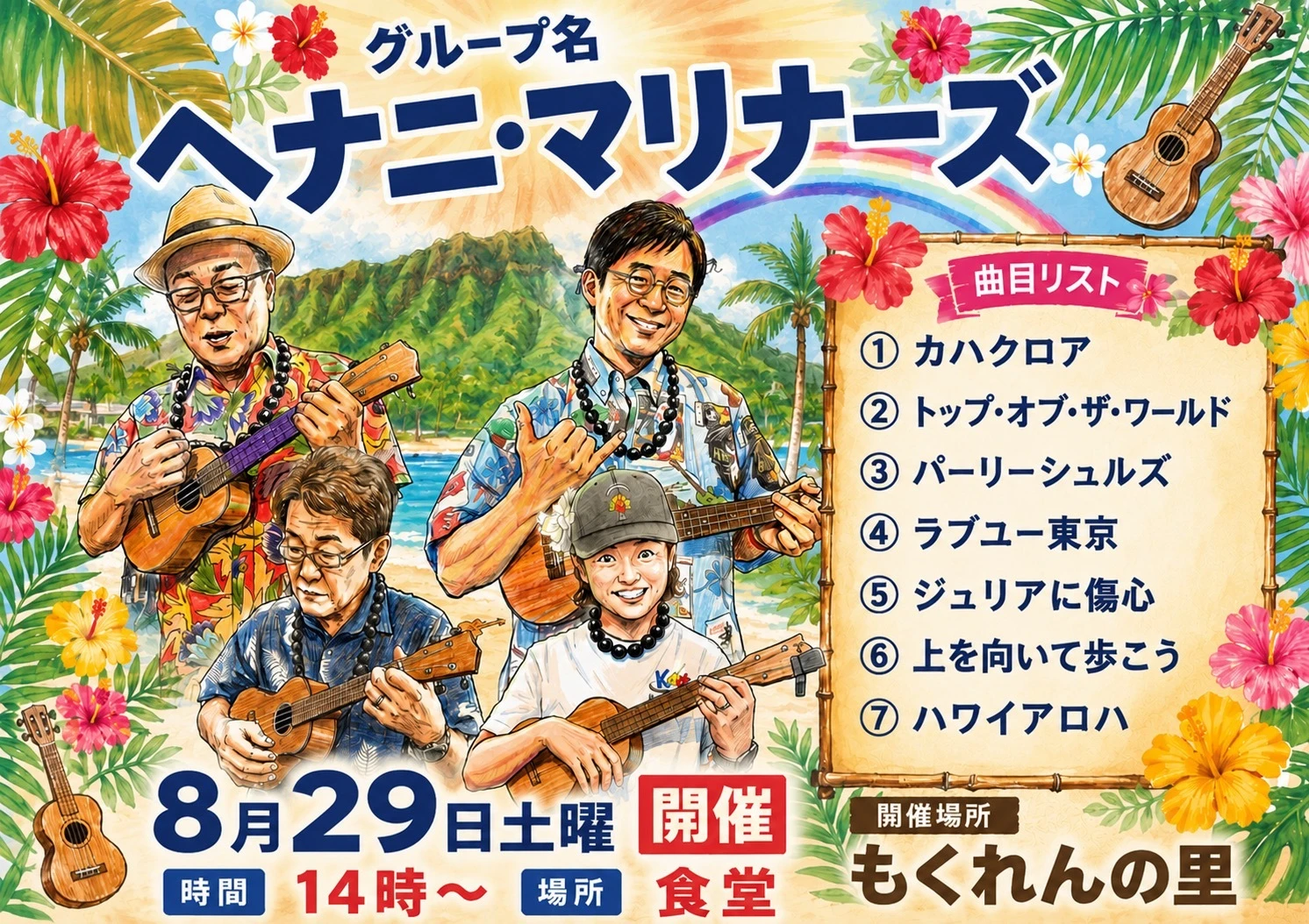 ウクレレ - もくれんの里事務