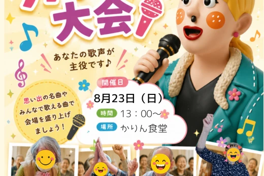 かりんの里　カラオケ大会【予告】