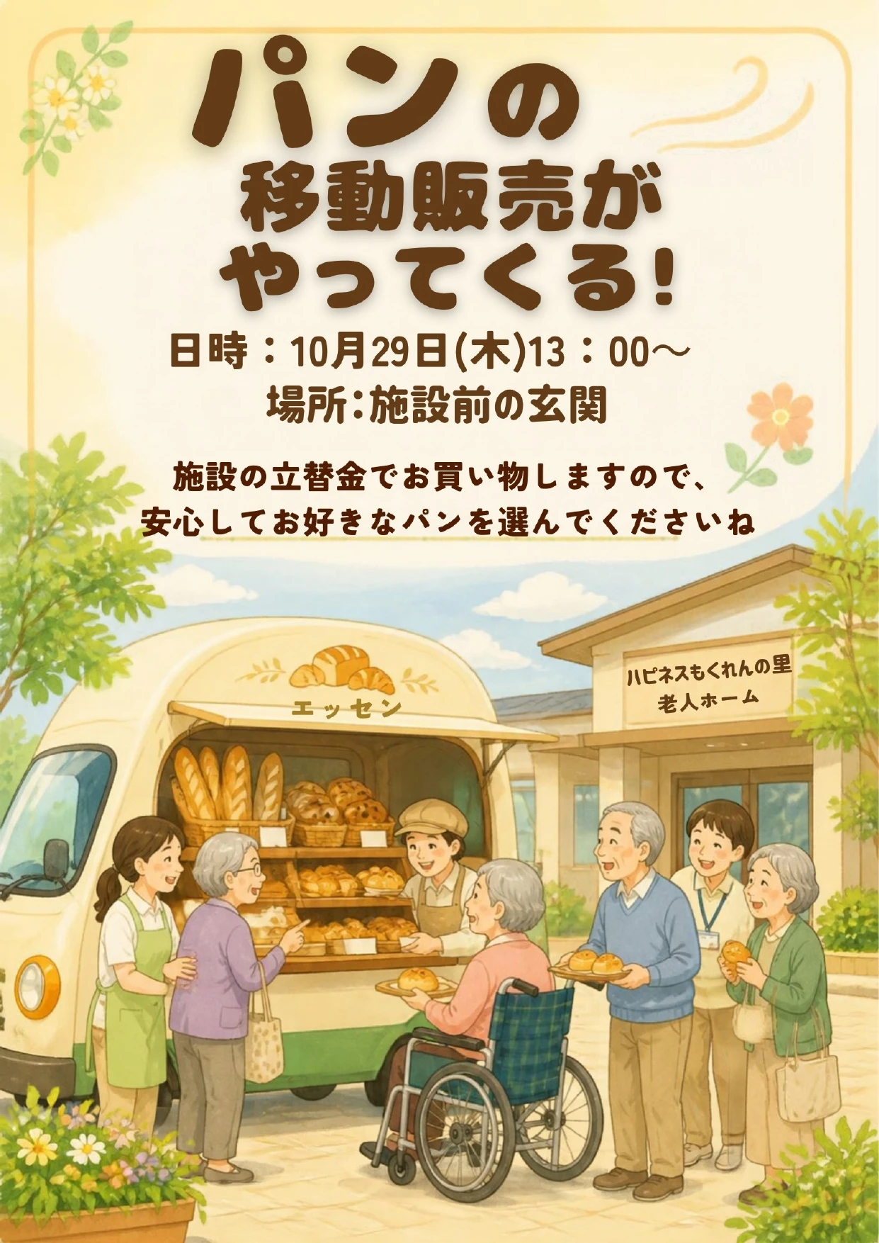パンの移動販売がやってくる！_page-0001